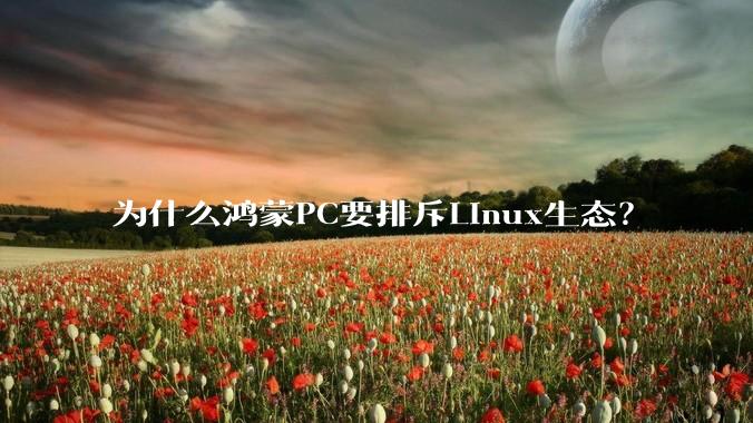 为什么鸿蒙PC要排斥Linux生态？